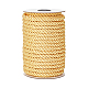 Pandahall 8mm 20 Yards Twisted Cord Trim Gold dekorative Seil für Vorhang Raffhalter NWIR-BC0002-03B-1