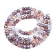 Chapelets de perles en verre opaques GLAA-T006-07-A08-2