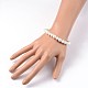 Verre à la mode des bracelets de perles perles extensibles BJEW-PH00677-02-3