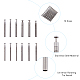 SUPERFINDINGS 12Pcs 12 Style 304 Stainless Steel 360 Degree Rotating Fishing Rod Tips FIND-FH0006-86-4