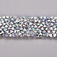 Rhinestone de resina con brillo (adhesivo termofusible en la parte posterior) DIY-WH0157-43C-01-1