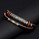 Leather Cord Multi-strand Bracelets BJEW-F352-13M-3