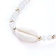 Verstellbare geflochtene Perlenarmbänder aus Nylonfaden BJEW-JB05211-01-3