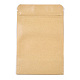 再封可能なクラフト紙袋  再封可能なバッグ  小さなクラフト紙ドイパック  窓付き  ナバホホワイト  15.2x1.1cm X-OPP-S004-01C-3