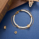 Spritewelry 10Pcs 5 Styles Brass Clear Cubic Zirconia Beads KK-SW0001-02-7