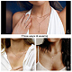 SHEGRACE 925 Sterling Silver Tiered Necklaces JN844B-3
