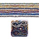 Craftdady 16 fili 8 colori placcare fili di perle di vetro trasparente EGLA-CD0001-04-1