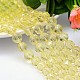 Faceted Round Imitation Austrian Crystal Bead Strands G-M191-8mm-09A-1