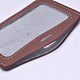 Кожаные держатели значка карты AJEW-R038-03-3
