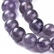 Chapelets de perles en améthyste naturelle G-I256-02D-3