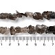 Brins naturels bruts de perles de quartz fumé G-B065-C17-5