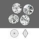 Cabujones de Diamante de imitación cristal austriaco X-1122-SS29-F001-1