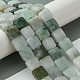 Brins de perles de jadéite du myanmar naturel G-A092-C01-01-2