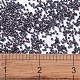 MIYUKIデリカビーズ小  シリンダー  日本製シードビーズ  15/0  （dbs0312)マットメタリックダークラズベリーアイリス  1.1x1.3mm  穴：0.7mm  約3500個/10g X-SEED-J020-DBS0312-4