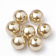 Hebras de perlas de imitación de plástico ecológico MACR-S291-6mm-05-1