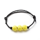 2 bracelet en perles de tennis acrylique 2 couleurs. BJEW-JB08558-01-4
