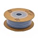 Cordones de hilos de hilo de algodón de nailon redondo teñido ecológico OCOR-L001-821-504-2
