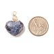 Ciondoli in pietra naturale mista e perle d'acqua dolce PALLOY-JF01661-6