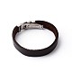 304 Stainless Steel Leather Cord Bracelets BJEW-N269-29A-2