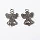 Antique Silver Plated Vintage Style Clothes Tibetan Style Pendants X-LF9759Y-1