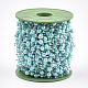 Hilo de guirnalda de cuentas de perlas de imitación de plástico abs AJEW-S071-01A-2