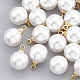Ciondoli di perle imitazione plastica abs X-KK-T035-61-1