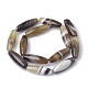 Chapelets de perles en agate à rayures naturelles/agates à bandes G-S280-10-2