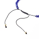Регулируемые нейлоновые нити плетеные браслеты из бисера BJEW-JB06440-02-5