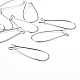 Brass Hoop Earring Wires Hook Earring Making Findings X-EC221-3