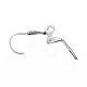 304 Stainless Steel Leverback Earring Findings STAS-D156-A04-3