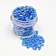 AB Color Plated Rice Electroplated Eco-Friendly Transparent Acrylic Beads PACR-I002-32-1