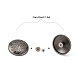 Equipaje correa de cuero aleación artesanal tornillo sólido remache PALLOY-WH0017-03ASP-2