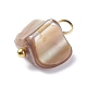 Natural Dyed Shell Charms PALLOY-JF01339-05-3