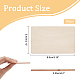 NBEADS 30 Pcs Wooden blanks Business Cards DIY-WH0283-52-2