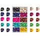 Pandahall Elite ca. 150 Stück 10 gemischte Farbe synthetische Türkis Perlen gefärbte Schädel Perlen für die Schmuckherstellung TURQ-PH0001-01-10x12mm-1