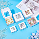 BENECREAT 24Pcs 6 Styles Paper with PVC Candy Boxes CON-BC0002-14B-5
