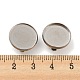 304 Stainless Steel Brooch Base Settings FIND-D035-04A-P-3