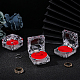Ahandmaker 12pcs boîte à bijoux en acrylique CON-WH0085-10B-4