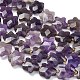 Natürlichen Amethyst Perlen Stränge&nbsp;G-L657-A08-01-4