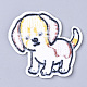 Cachorro de tela de bordado computarizado en parches X-FIND-T030-086-3