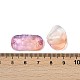 Прозрачные стеклянные бусины градиентного цвета GLAA-B026-01K-3