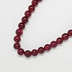 Jelly Style Round Spray Painted Glass Beads Strands X-DGLA-R001-10mm-7-2