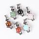 Natural & Synthetic Mixed Stone Pendants G-M352-04-FF-1