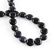 Synthetic Blue Goldstone Bead Strands G-R189-02-2