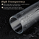 丸い透明なアクリル チューブ  工芸用  透明  305x50mm  内径：46mm AJEW-WH0324-76C-4
