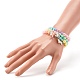 Opaque Acrylic Beads Stretch Bracelet Sets for Kids BJEW-JB06407-6
