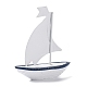 Patrón de aro salvavidas modelo de mini velero decoración de exhibición PW22060285094-3