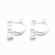 Brass Clip-on Earring Findings KK-E492-S-2