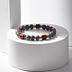 Bracelet extensible en perles de pierres précieuses mélangées naturelles pour femme ou homme BJEW-JB07732-4