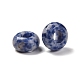 Natürlicher blauer Fleck Jaspis europäische Perlen G-G740-14x8mm-32-3